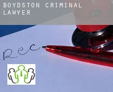 Boydston criminal lawyer