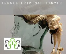 Errata  criminal lawyer